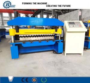 China 18-76-836 Galvanized Metal Roofing Panel Machine / Steel Corrugated Sheet Roll Forming Machine on sale