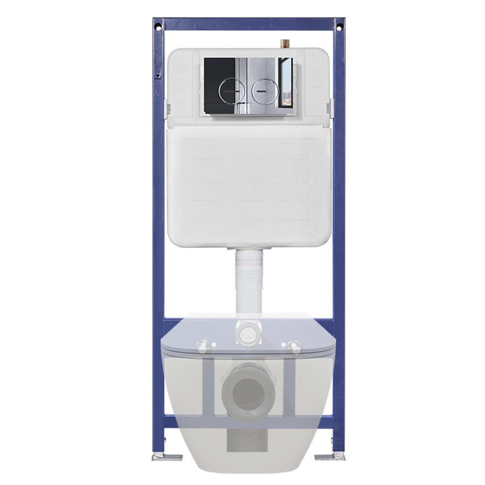 Standard Low Level Concealed Cistern Rectangular Shape Bottom Inlet Water Supply