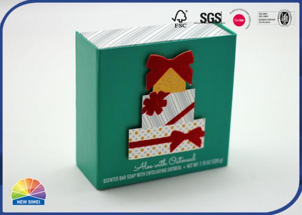 Quality Customized Printed Hinged Lid Paper Box Birthday Present Package for sale