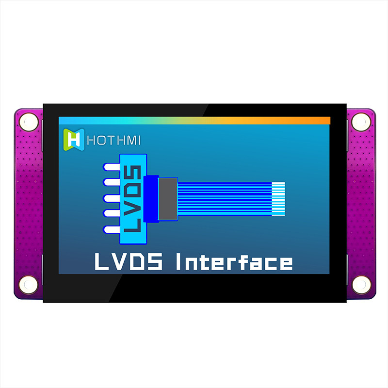 4.3 Inch 800x480 LVDS TFT Display Capacitive IPS TFT LCD Display