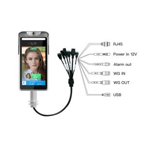Buy cheap Linux Ip65 Face Recognition Terminal With Temperature Measurement product