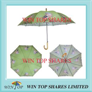 China Holland vivid bird and nest picture sublimated Umbrella on sale
