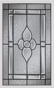 Rectangular Brass Caming  Decorative Glass Stepped Edging 1000mm IGCC