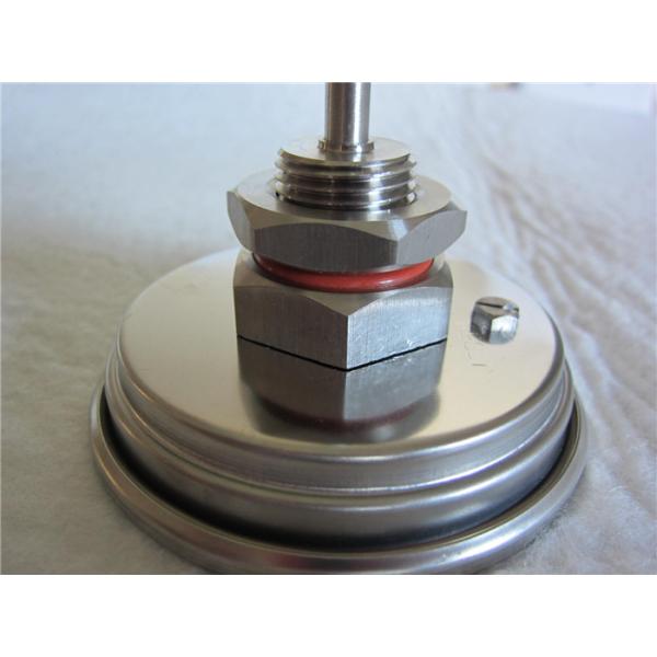 3" Dial Weldless Brewing Thermometer , Stainless Steel Brew Thermometer With Washer / O - Ring