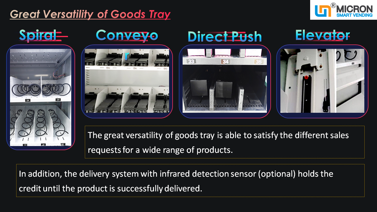 1200 Capacity Pet Products Smart Vending Machine With Locker Micron Smart Vending Machine
