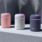 Tabletop/Portable H2O USB Humidifier with LED Mood Light and Low Noise 36db