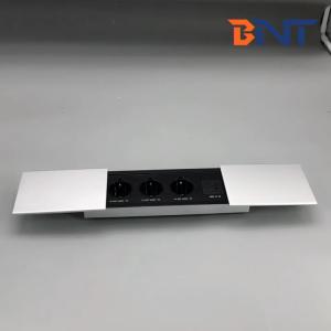 Buy cheap Sliding open multimedia built in table mounted usb charger socket box product