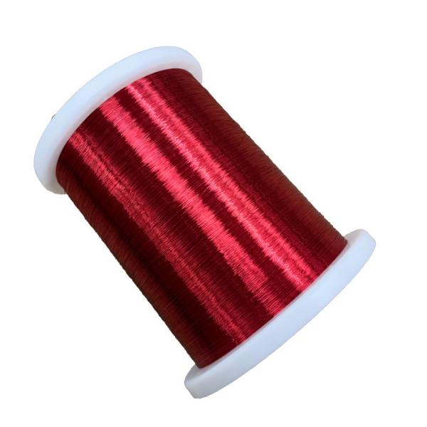 UEWF Overcoat Polyamide Enamelled Wire Red Color UEFN Class Two with Copper Material