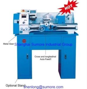 small big bore variable speed bench lathe