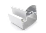 Hollow Granite Aluminum Extrusion Curtain Rail Wall Profile For Curtain Glass