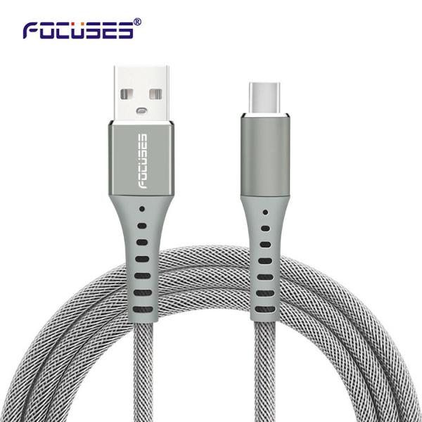 Quality Fishing Net Braided 3Ft USB 2.0 Type C Cable for date transfer for sale