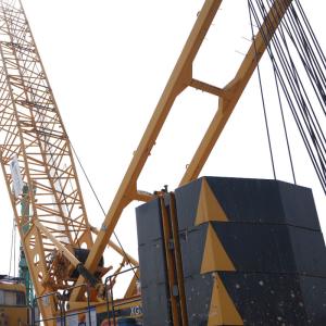 Lightweight Main Boom Assembly Hydraulic Crawler Crane Intermediate Sections Of 3m 6m 12m