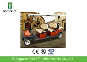 6 Person Electric Car Golf Cart , Battery Operated Golf Buggy High Performance