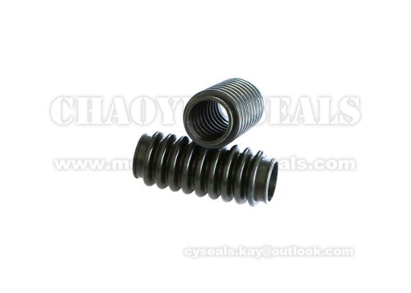 Quality Black Silicone Rubber Bellow Seal Ozone Resistance , Rubber Flexible Bellows for sale