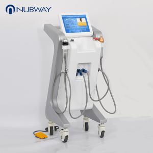 Vertical two handles RF Microneedle skin rejuvenation scan treatment machine