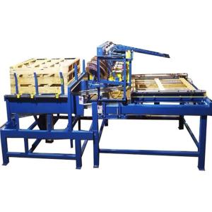 China Semi-Automatic Pallet Nailing Making Machine/ Pallet Nailer /Pallet Nailing Machine with stacker on sale