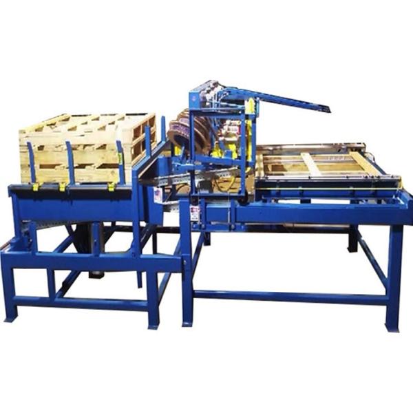 Quality Pneumatic Semi Automatic Pallet Nailing Machine With Palletizer for sale
