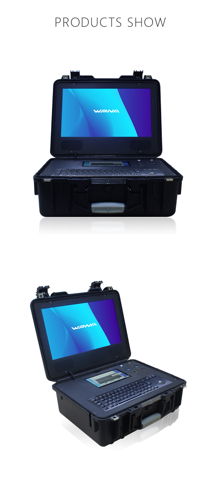 NFC 1D 2D Barcode Scanner Rugged Custom Computer 15.6inch With 13000mah Battery