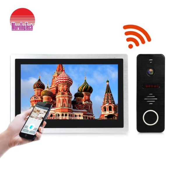 Quality 10 Inch big touch screen ip video intercom wi-fi video door phone doorbell IP video door bell SIP for sale