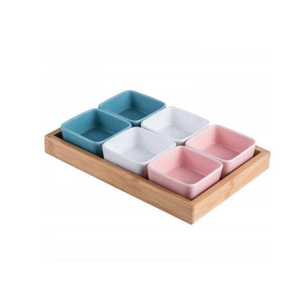 Square Odorless Silicone Lunch Container Box BPA Free Medium Size