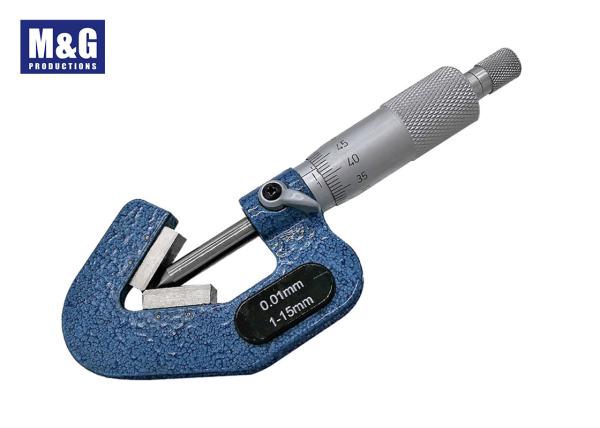 Quality Distance Precision Measuring Tools V Anvil Micrometer Skid Resistance for sale