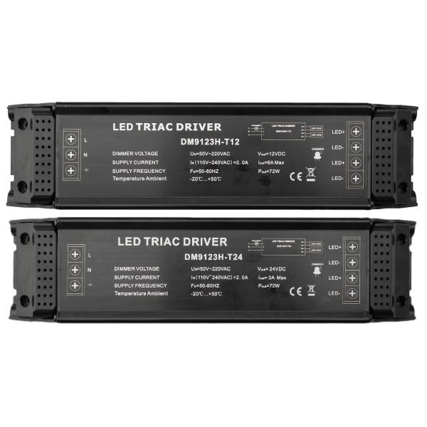 AC110V - 240V Input Triac Electronic Light Dimmer , Max Power 72W Triac Phase Dimmer