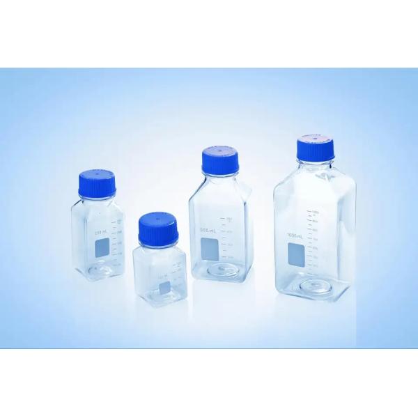 Sterile Plastic Cell Culture Bottle With Vented Cover Cell Culture Flask T25 T75 T175
