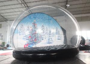 3M 4M Large PVC Christmas Snow Globe Inflatable Snow Globe Ball Photo Booth