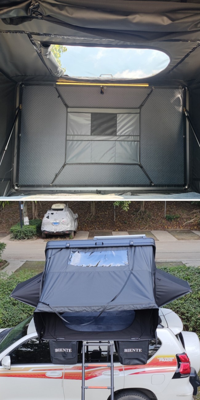 4X4 Vehicles Van Roof Top 4 People Tent Hardshell Car Roof Tent for Car