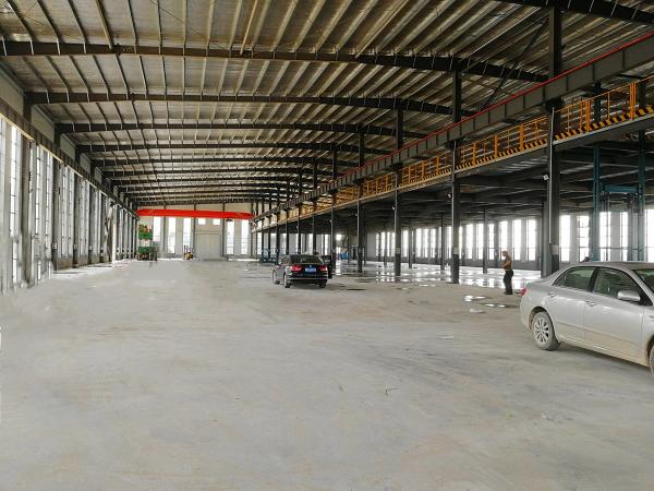 Modern Steel Structure Factory Building With Mezzanine Metal Workshop Constructi