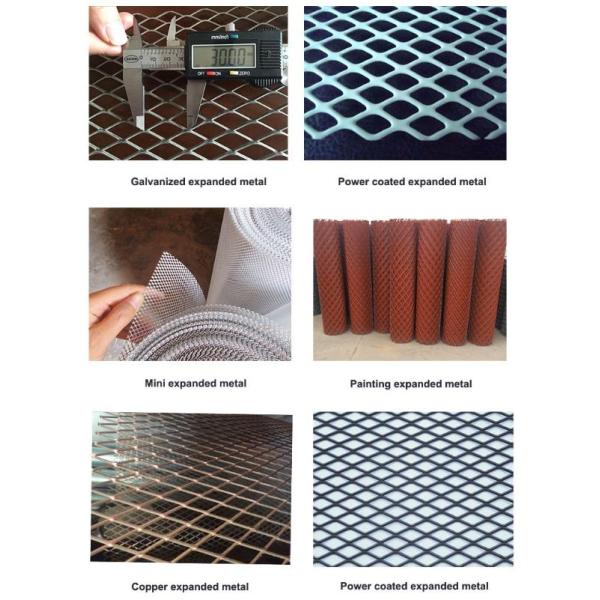 Building Material Facade Cladding Aluminum Expanded Metal Sheet Wire Mesh For Corridor Stair Baffle