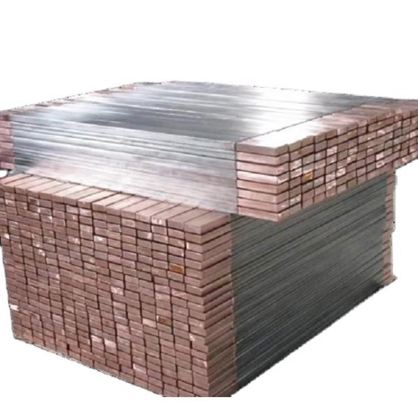 Titanium Clad Copper Bar T1 T2 1.0mm-2.5mm electrolysis electroplating