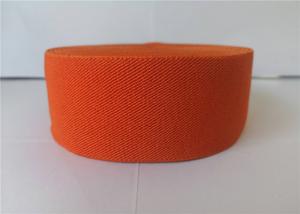 5 Cm Non Slip Knitted Polyester Elastic Webbing Orange Multi Color Available