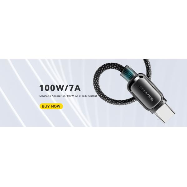 USB A To USB C Magnetic Cables Fast Charging 100W ES-X56 Series