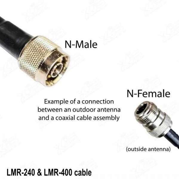 Good Electromagnetic Shielding Antenna Cable Assembly LMR 400 Jumper Cable