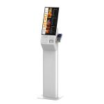 Fast Food Ordering Kiosk 21.5 Inch Screen Scan QR Code and Credit Card Payment