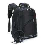 Multi Divided Structure Backpack With Computer Compartment Soft Material