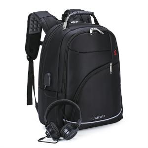Multi Divided Structure Backpack With Computer Compartment Soft Material