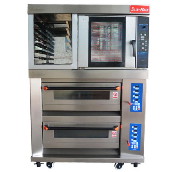 Baking Machine 10 Trays Hot Air Ciculation Rotary Oven with Proofing for Small Bread Bakery Shop