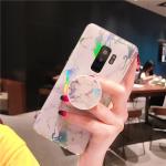Samsung S7(edge)/S8(plus)/S9(plus)/Note 8/9 TPU marble case with holder, Samsung