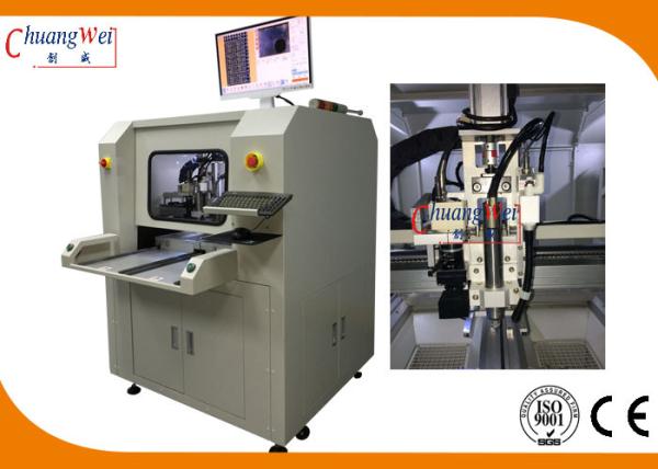 Quality Spindle PCB Depaneling Router with CCD Camera System 220V for sale
