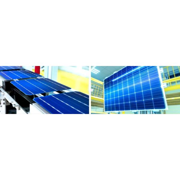 IP68 Deep Blue 340W Solar Photovoltaic Modules Silicon Material