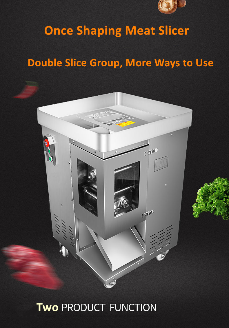 Hot Selling High Efficiency Mutton Chicken Slicing Fresh Beef Meat Fillet Dicing Machine With Low Price
