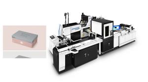 Buy cheap High Precision Automatic Paper Box Making Machine With PLC Control product
