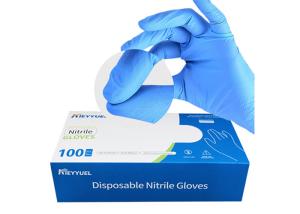 Smooth Flexible Operation Nitrile Disposable Medical Gloves