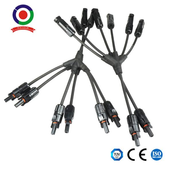 Quality 1 Pair 3T1 Y Branch Solar Panel Parallel Connectors for sale