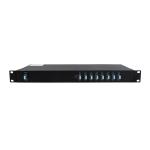 8CH DWDM Multiplexer Network Device For Multiplexing Dual Fiber 1U Rack