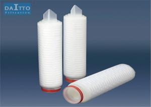 China Hydrophilic PTFE Membrane Filter Cartridge , Polypropylene Water Filter Cartridge on sale