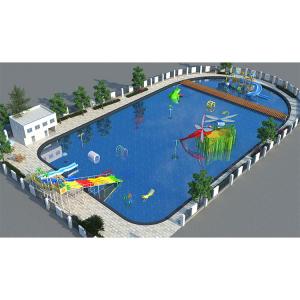 China Outside Customized Playground Slides PP Material Fiberglass Amusement Water Park on sale