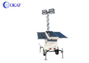 China Battery Power Led Lighting Solar Light Tower Trailer 40000 Lumen on sale